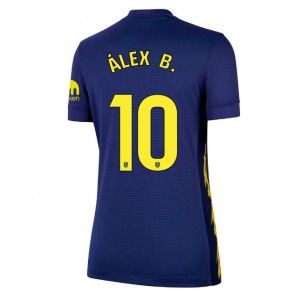 Atletico Madrid Alex Baena #10 Jalkapallovaatteet Naisten Vieraspaita 2025-26 Lyhythihainen